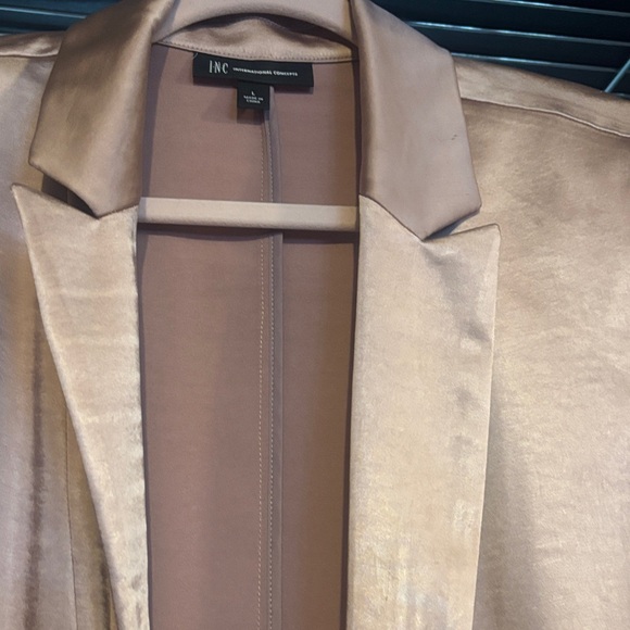 INC Women's Satin Blazer Jacket - Picture 4 of 5